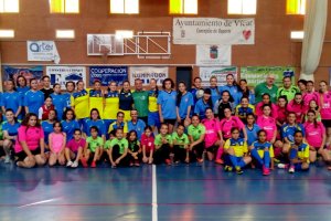 La gran familia del fútbol sala femenino.