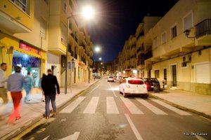 El alcalde hizo el acto de encendido del nuevo alumbrado la pasada semana.