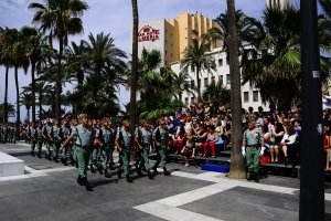 Celebración de la Fuerzas Armadas en Almería en 2015