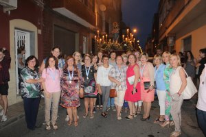 Antiguas alumnas salesianas de María Auxiliadora, entre las que se encuentra Teresa Ferre.