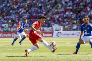 Ximo Navarro, en el Almería-Tenerife.