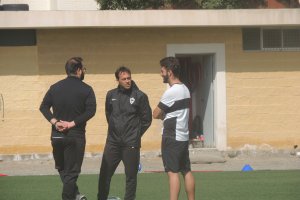 Fran Fernández, en el campo de la Vega de Acá.