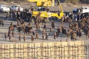 Rodaje en Almería de la serie Juego de Tronos.