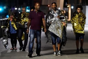 Imagen del atentado anoche en Londres.