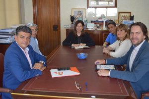 Encuentro entre los ediles de Ciudadanos y la Autoridad Portuaria de Almería.
