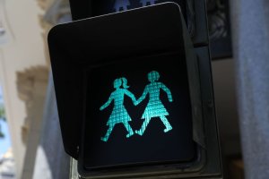 Imagen del Ayuntamiento de Madrid de un semáforo de la capital española.