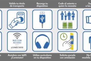 Imagen del nuevo cartel informativo de la Empresa Municipal de Transportes / EMT