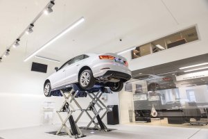 Zona de servicio postventa de Audi Vera Import.