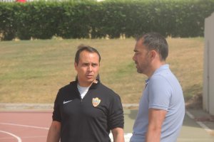 El doctor Berenguel con Raúl Lozano.