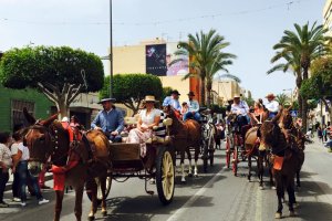 Desfile en las últimas fiestas de San Marcos.