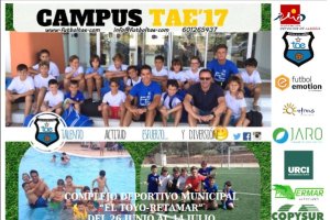 Todo preparado para disfrutar del fútbol.