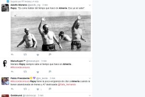 Comentarios en Twitter a la frase de Rajoy.