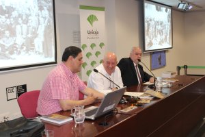 Presentación de la obra hace unos días en el Centro Unicaja de Cultura.