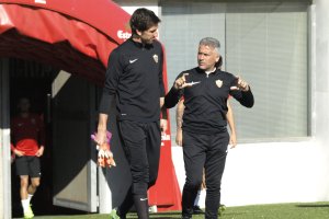 Julián Cuesta con Pepe Morales.