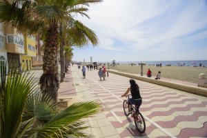 Paseo marítimo de la capital en la zona de San Miguel