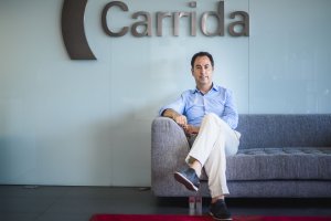 José Luis Carrión fotografiado ayer en su despacho de Grupo Carrida.