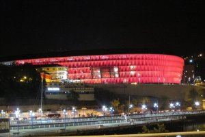 Estadio de San Mamés en Bilbao.