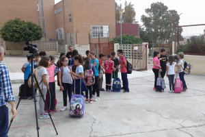 Una imagen de la grabación de ¿Juegas?.