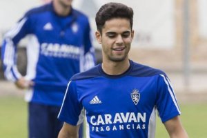 Fran Rodríguez con el Zaragoza.