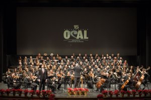 Concierto de Navidad en el decimoquinto aniversario de la OCAL, el pasado diciembre.