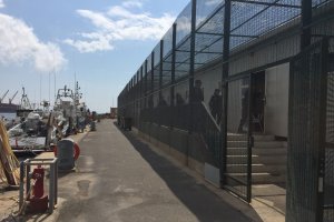 Módulos de custodia del Muelle de Poniente