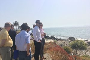 Visita a la zona de la playa de La Cañada