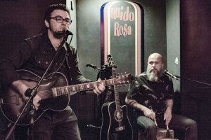 Álvarez y Palen en el Ruido Rosa. (Foto cedida por A. Álvarez)