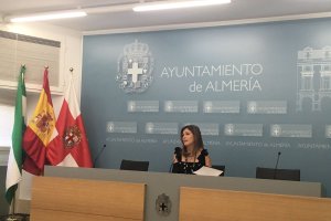 La concejala, Ana Martínez Labella, esta mañana.