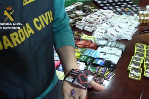 Sustancias halladas en la operación de la Guardia Civil