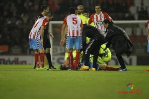 Caballero en el Lugo-Almería de la pasada temporada.