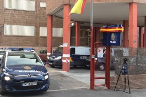Comisaría de la Policía Nacional, en la zona de acceso a los calabozos.