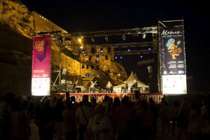 Los conciertos de Alamar se han celebrado en la explanada del Mesón Gitano.