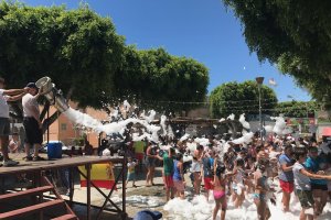 Una de las actividades organizadas para los pequeños.