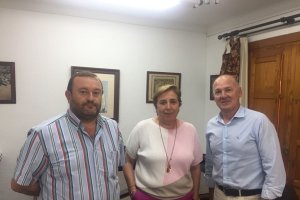 Joaquín Jiménez, a la derecha de la foto.