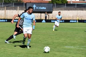 Hicham con el Celta B.