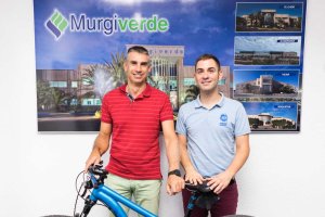 Manuel Galdeano con Sergio Domínguez.