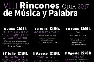 Cartel con la programación de la octava edición.