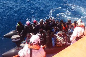 Rescate en el Mar de Alborán