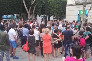 Concentración de esta tarde.