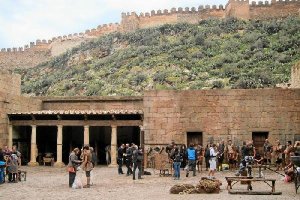 Rodaje de "Risen" a los pies de La Alcazaba en La Hoya