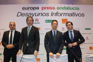 Acto del ministro ayer en Málaga.