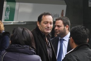 Cándido Trabalón, a las puertas de los juzgados.