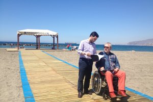 El presidente de Verdiblanca y el concejal de Playas.