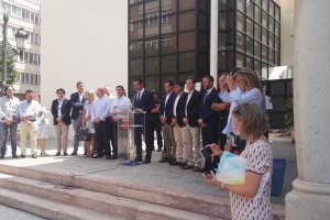 Concentración en Alcaldía de Almería.
