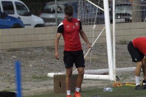 Mario Abenza entrenando en la Vega.