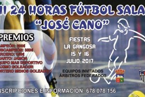 Cartel del evento en Vícar.
