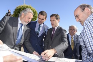 Visita al paso a nivel de El Puche