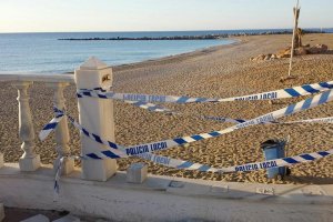 Estado de un tramo de la baranda antes de los arreglos realizados por el Ayuntamiento.