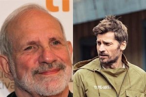 El director Brian de Palma y el actor Nikolaj Coster-Waldau.