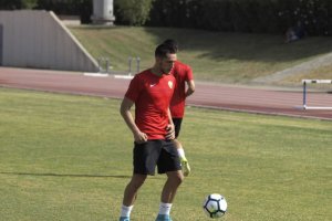 Álex ha llegado con intención que subir al primera equipo.